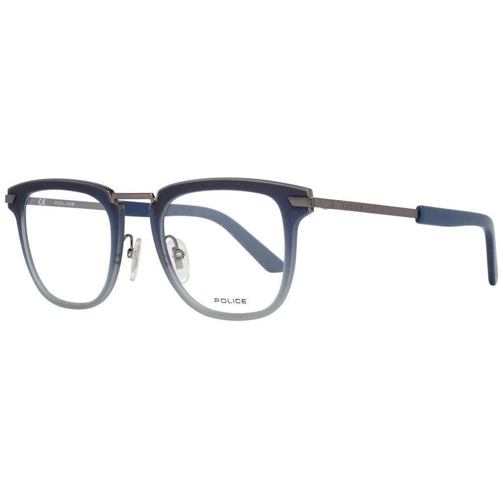 Police Blue Glasses Made of Metal & Plastic (Frame)