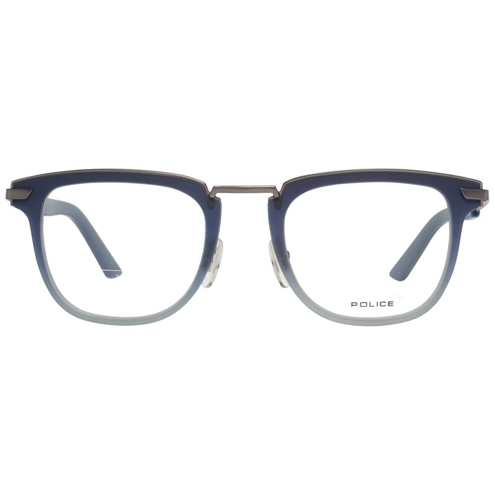 Police Blue Glasses Made of Metal & Plastic (Frame)