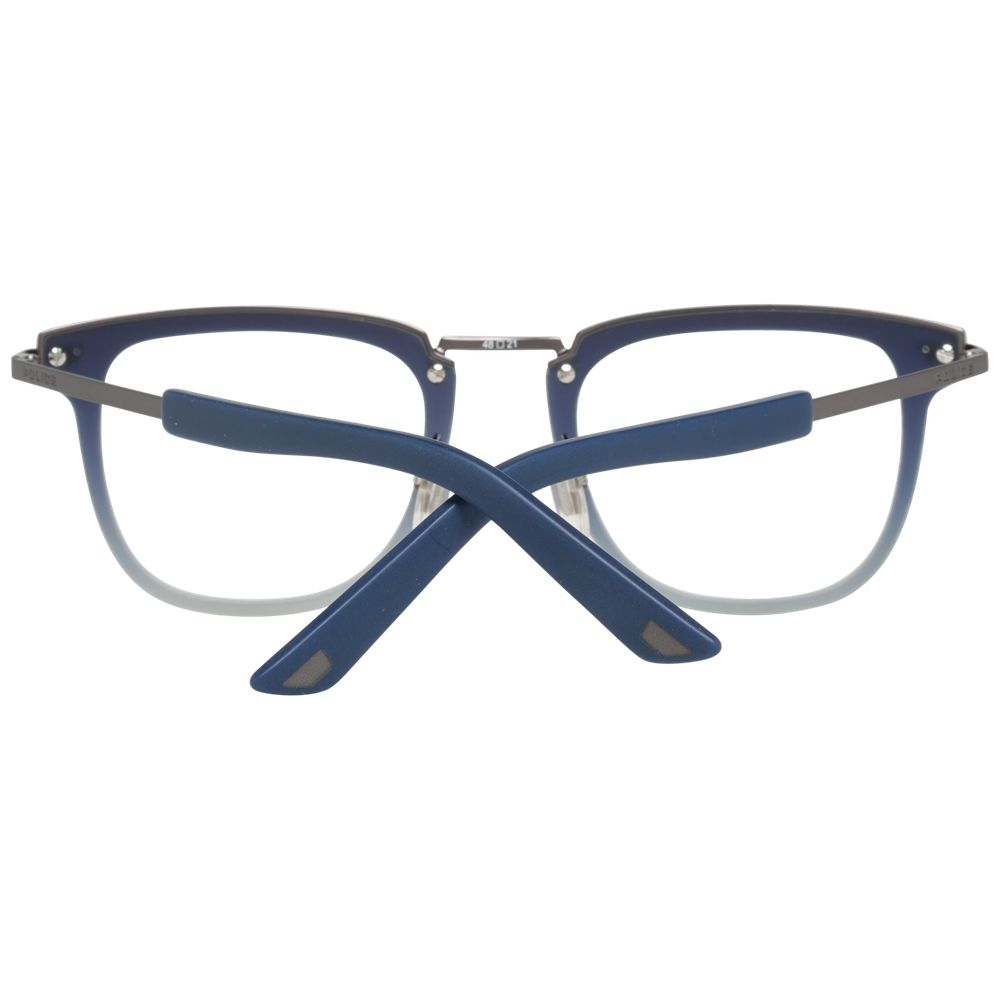 Police Blue Glasses Made of Metal & Plastic (Frame)