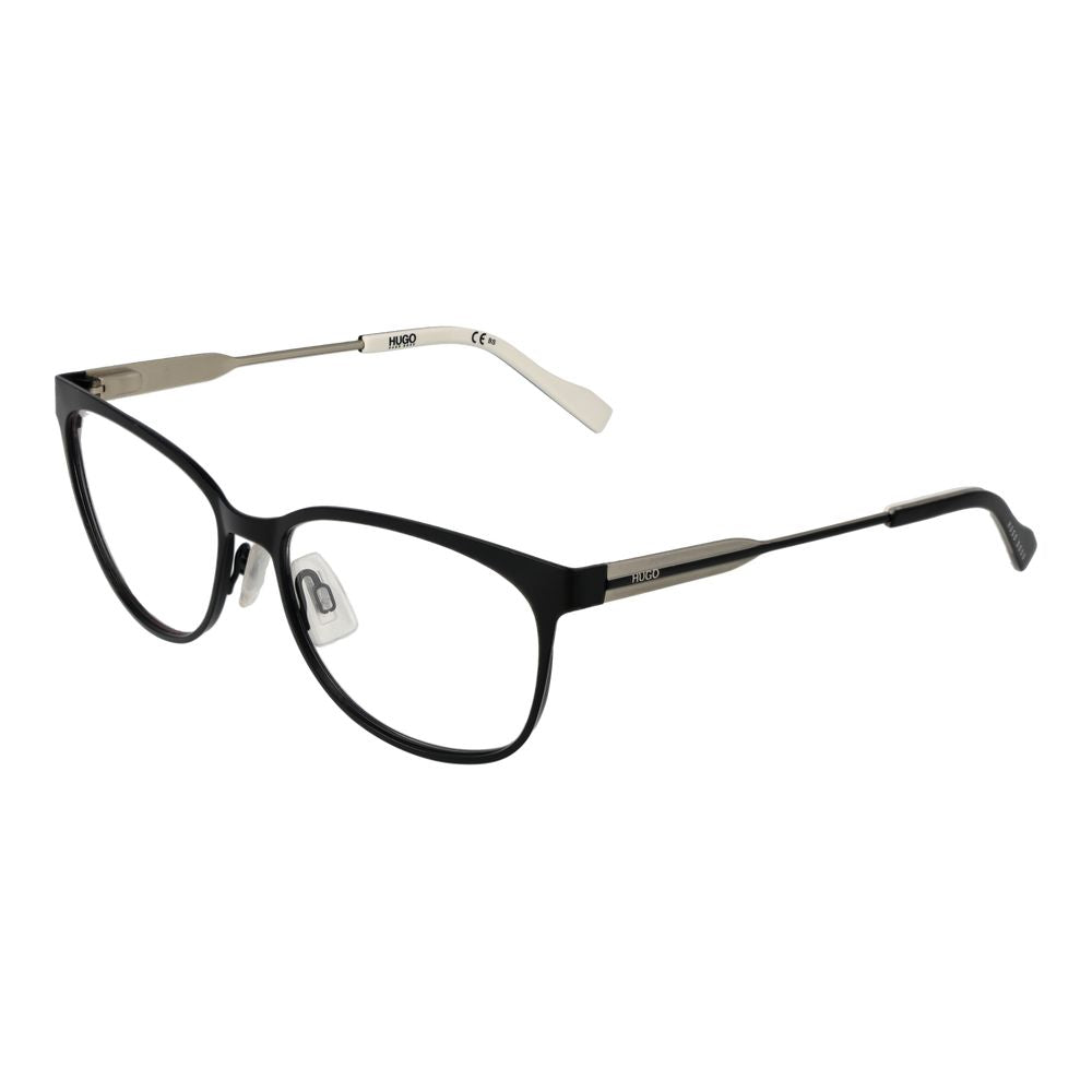 Hugo Boss Schwarze Edelstahlbrille (Gestell)
