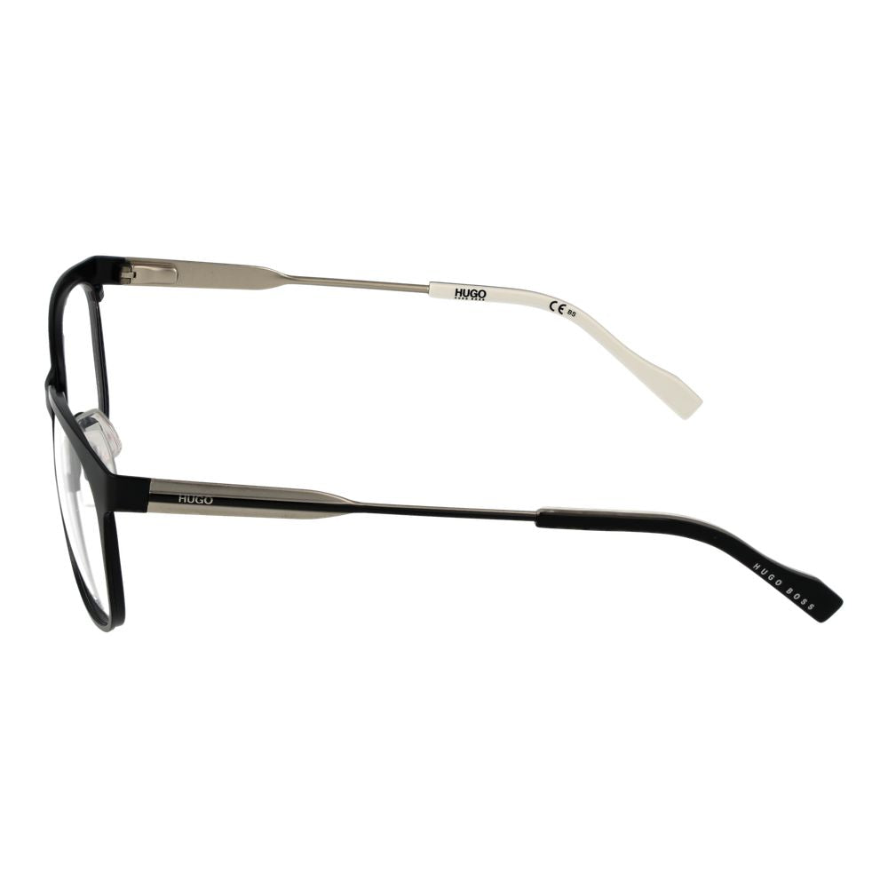 Hugo Boss Schwarze Edelstahlbrille (Gestell)