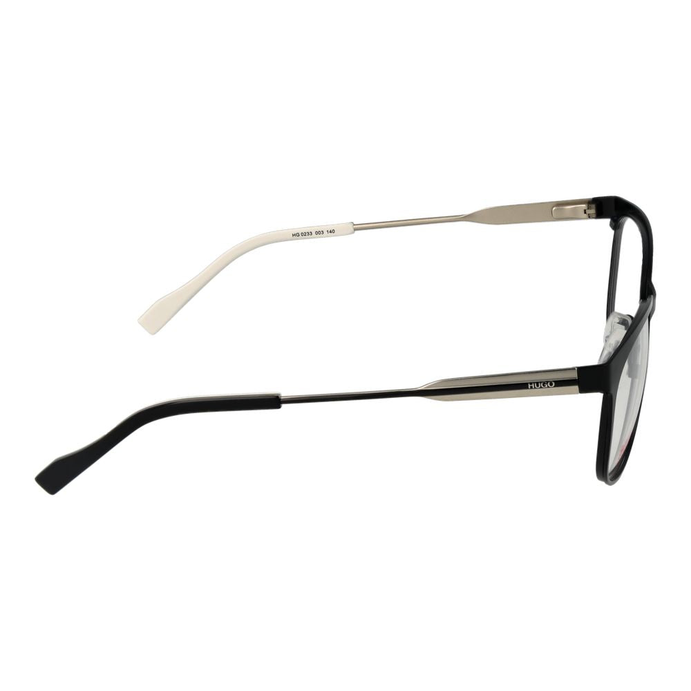 Hugo Boss Schwarze Edelstahlbrille (Gestell)