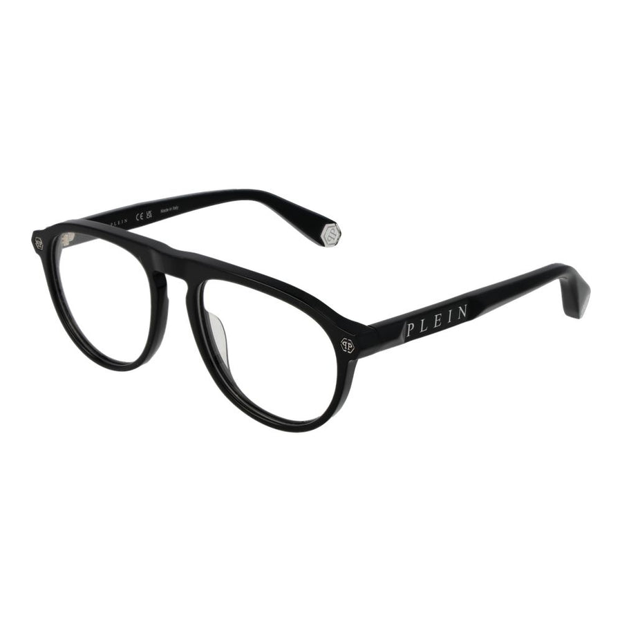 Philipp Plein Brille mit schwarzen Cellulose-Acetat-Gestellen