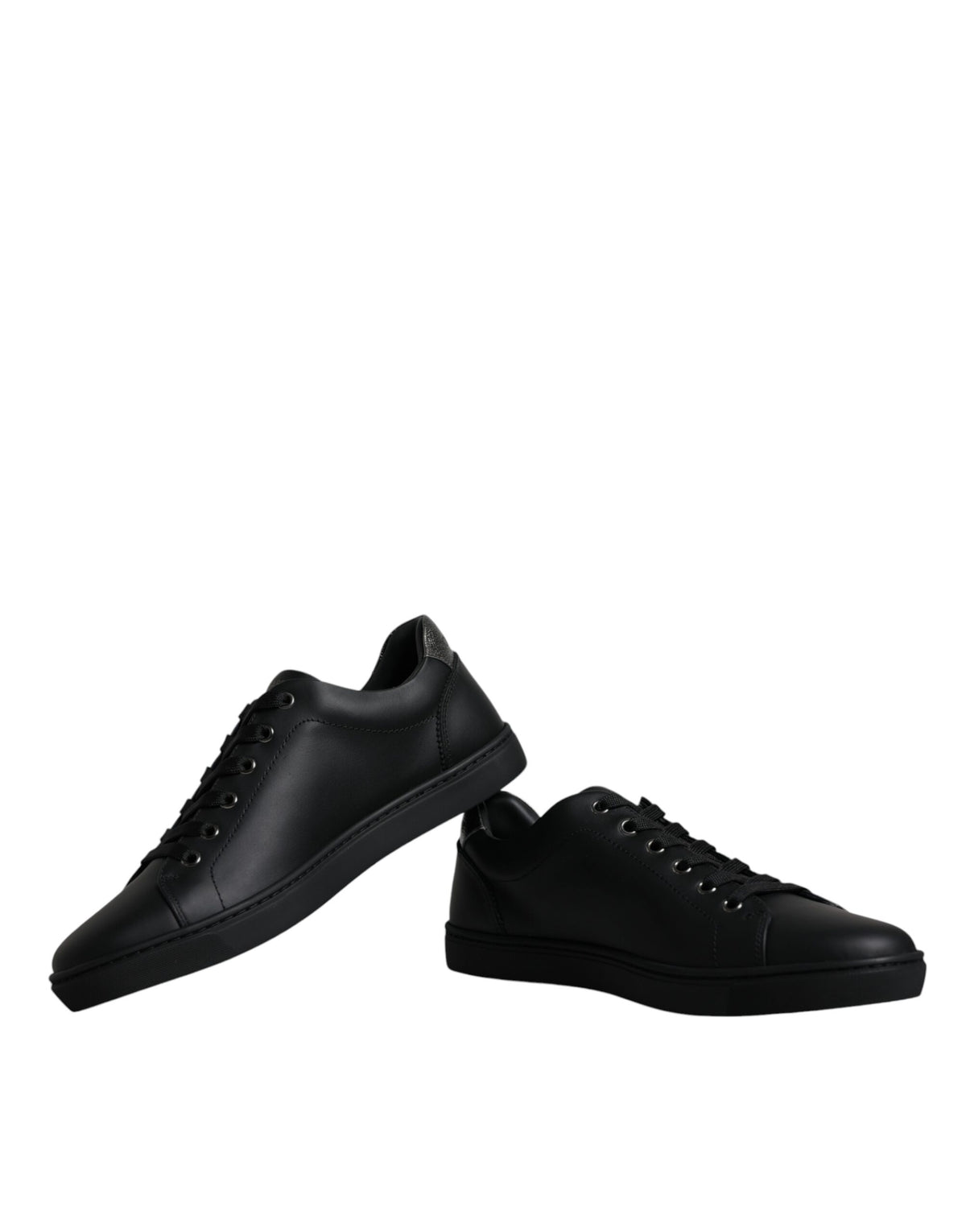 Dolce & Gabbana Black London Sacred Heart Men's Sneakers Shoes