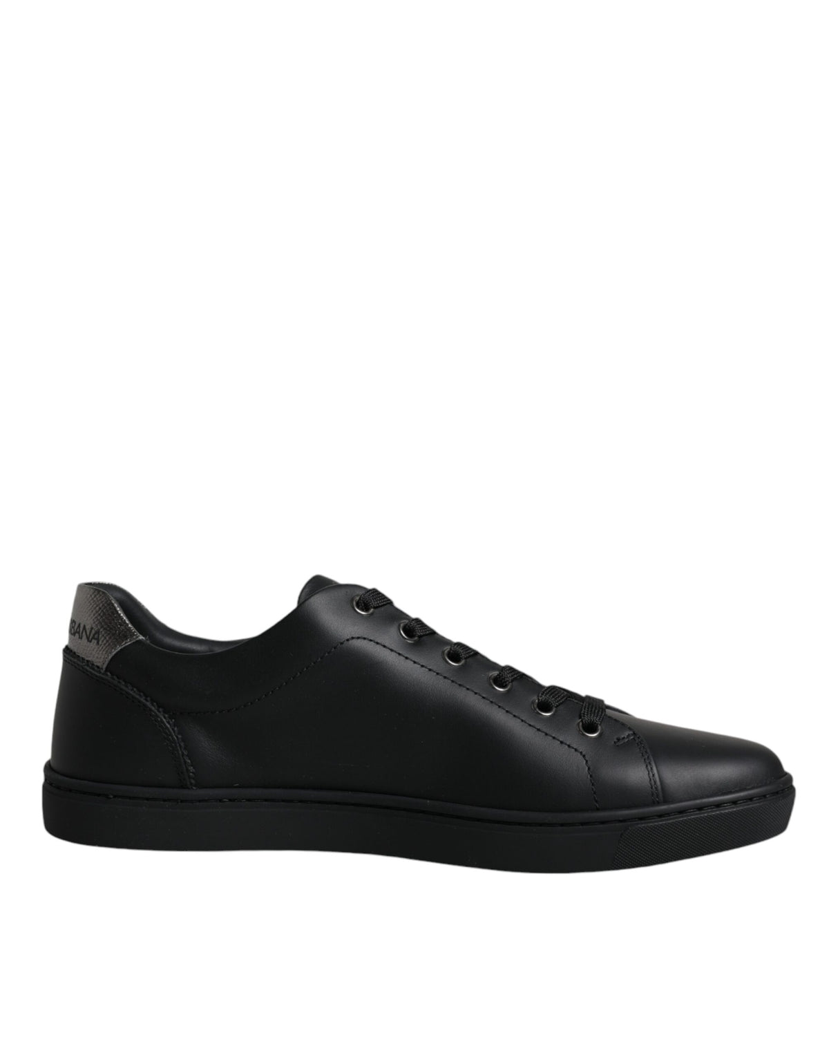 Dolce & Gabbana Black London Sacred Heart Men's Sneakers Shoes