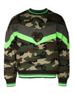Dolce & Gabbana Mehrfarbiger Camouflage-Sweatshirt