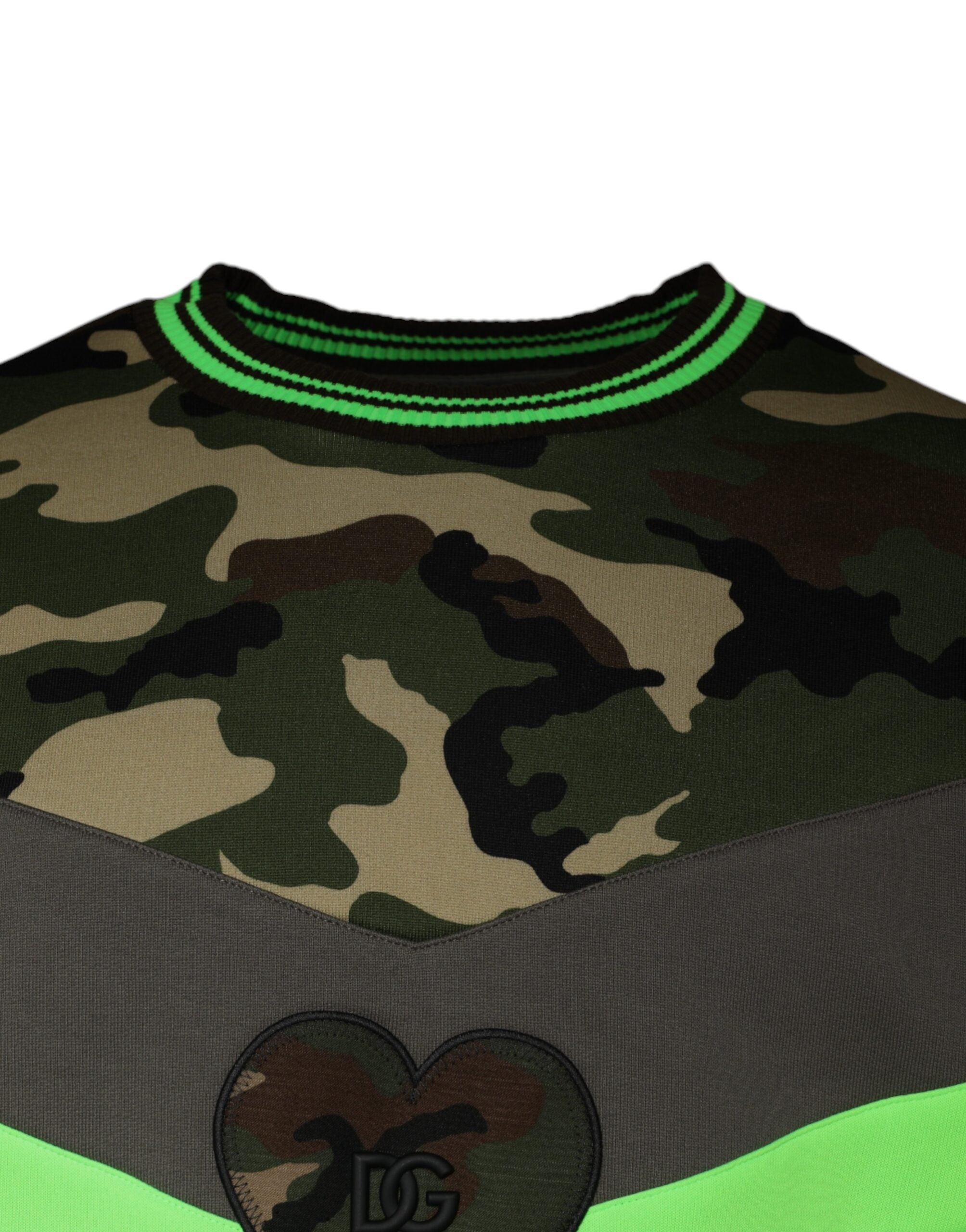 Dolce & Gabbana Mehrfarbiger Camouflage-Sweatshirt