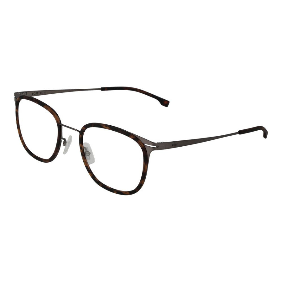 Hugo Boss Braune Edelstahl-Brille (Gestelle)