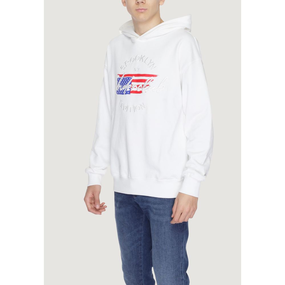 Underclub Weiße Baumwoll-Kapuzenpullover