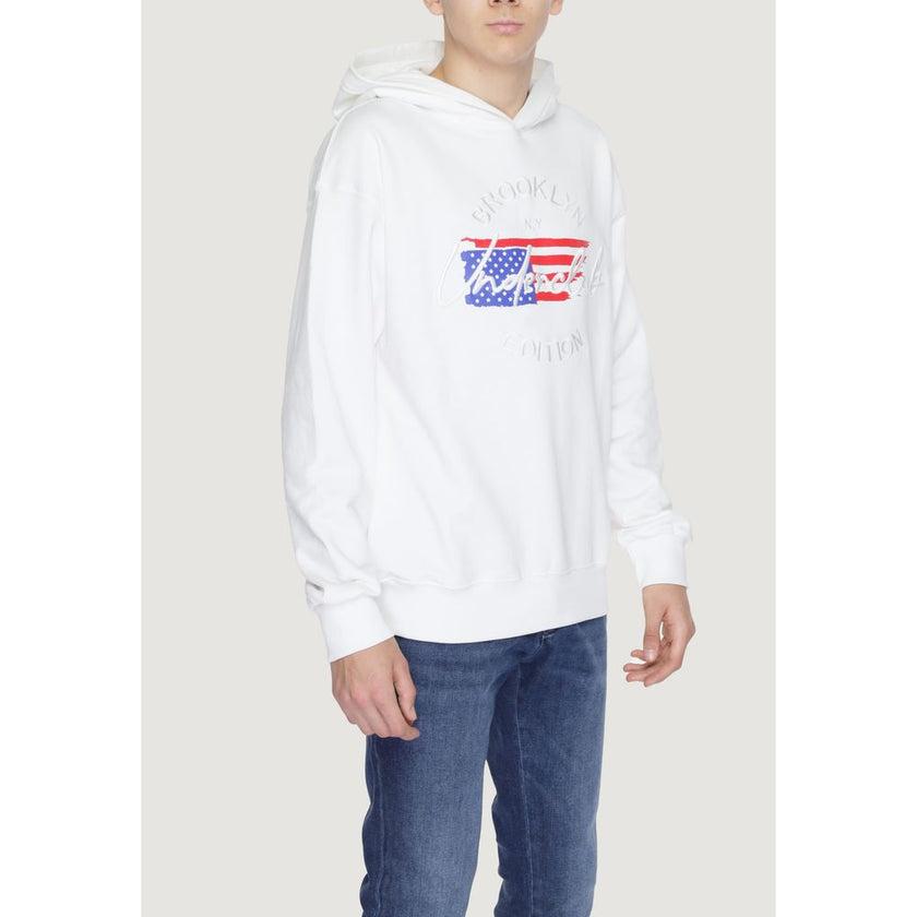 Underclub Weiße Baumwoll-Kapuzenpullover