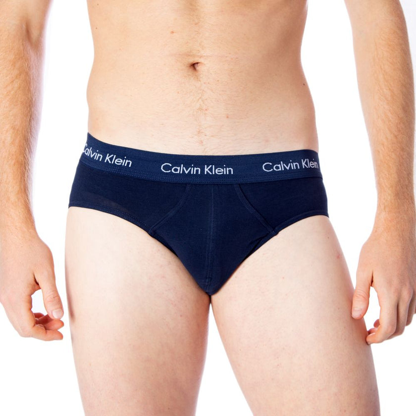Calvin Klein Underwear Blaue Baumwoll-Slips