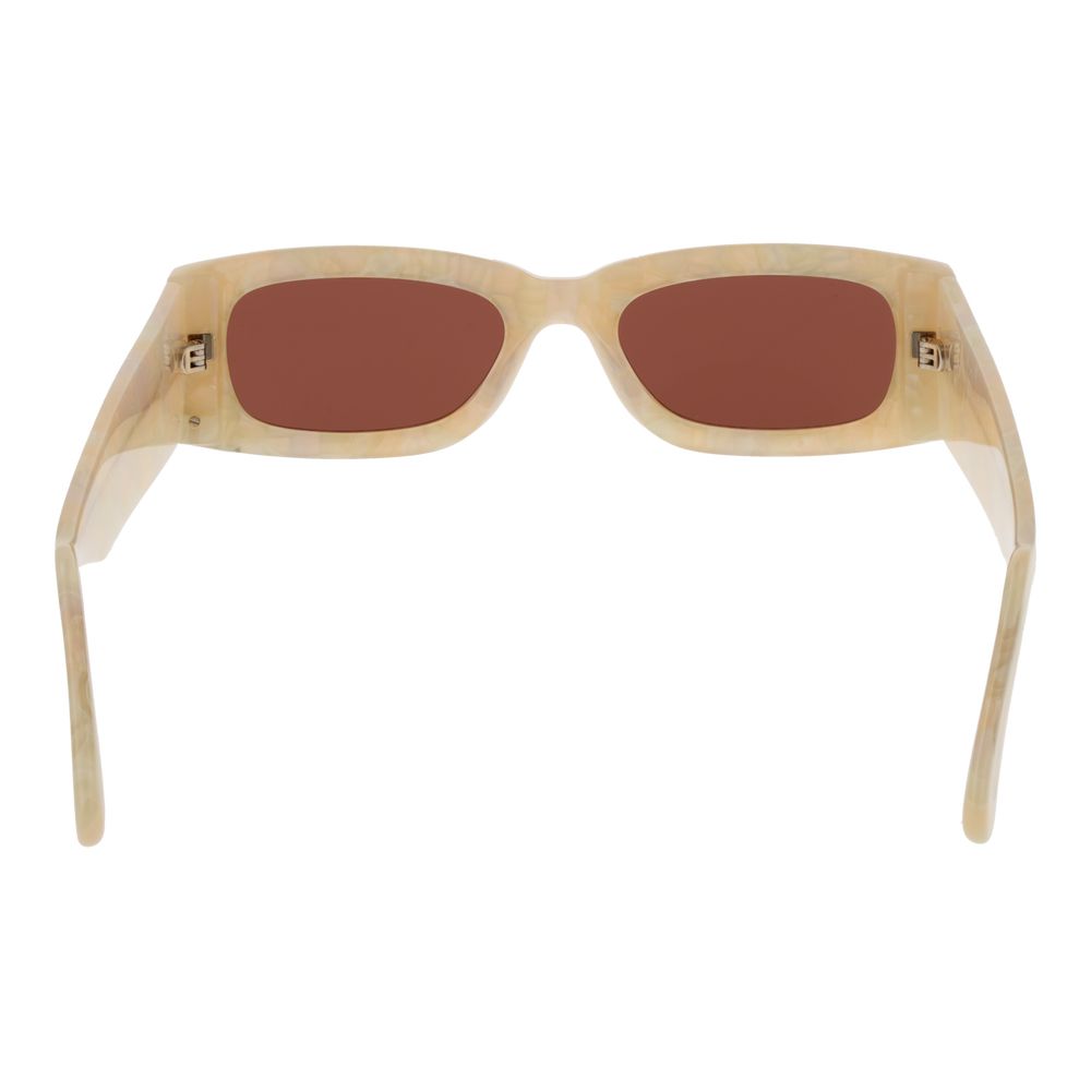GCDS Beige Kunststoff-Sonnenbrille
