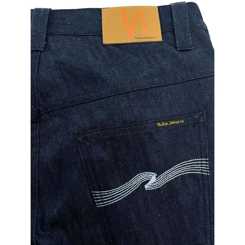 Nudie Jeans Blaue Baumwoll-Jeans für Herren