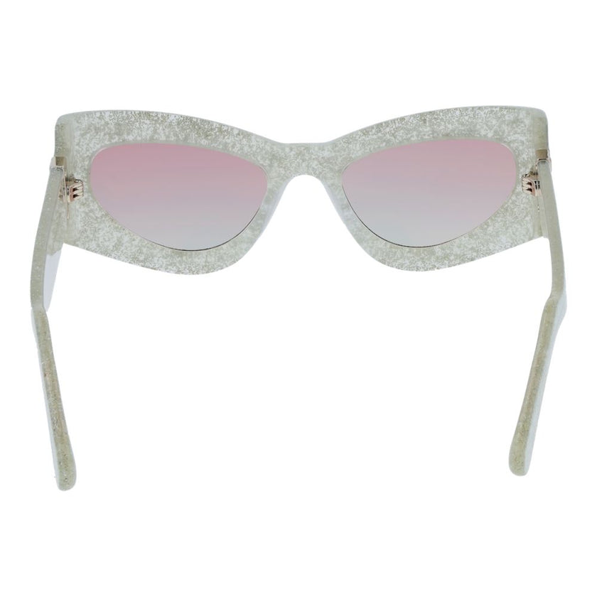 GCDS Silberne Sonnenbrille aus Acetat