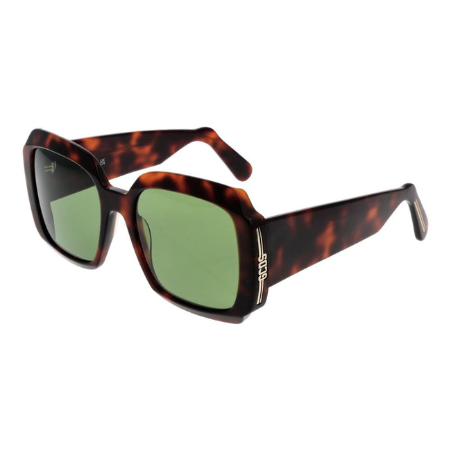 GCDS Sonnenbrille aus braunem Kunststoff