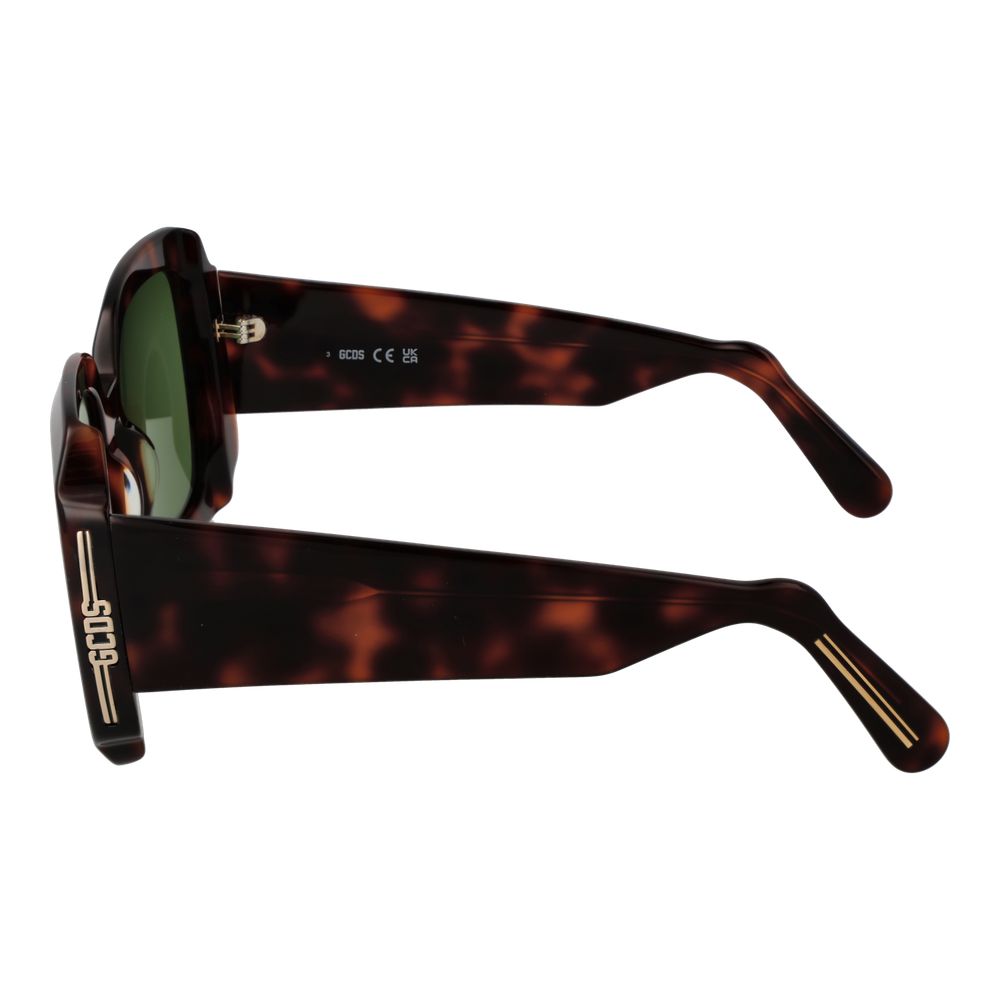 GCDS Sonnenbrille aus braunem Kunststoff