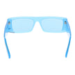 GCDS Blaue Sonnenbrille aus Kunststoff