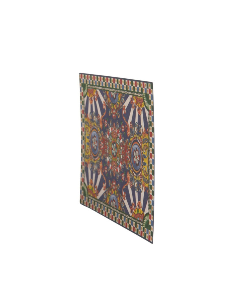 Dolce & Gabbana Multicolor Carretto Siciliano Postcard Holder
