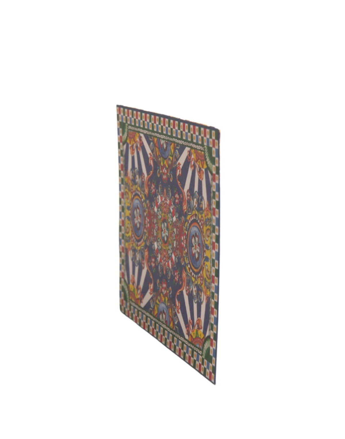 Dolce & Gabbana Multicolor Carretto Siciliano Etui für Postkarten