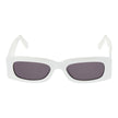 GCDS Weiße Sonnenbrille aus Kunststoff
