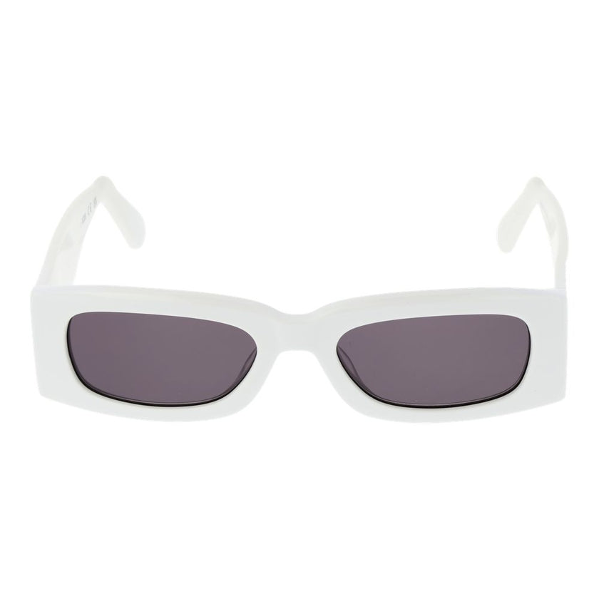 GCDS Weiße Sonnenbrille aus Kunststoff