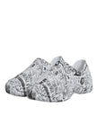 Dolce & Gabbana Weiß Schwarz Graffiti Daymaster Sneakers