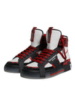 Dolce & Gabbana Multicolor Leder High Top Sneakers Schuhe