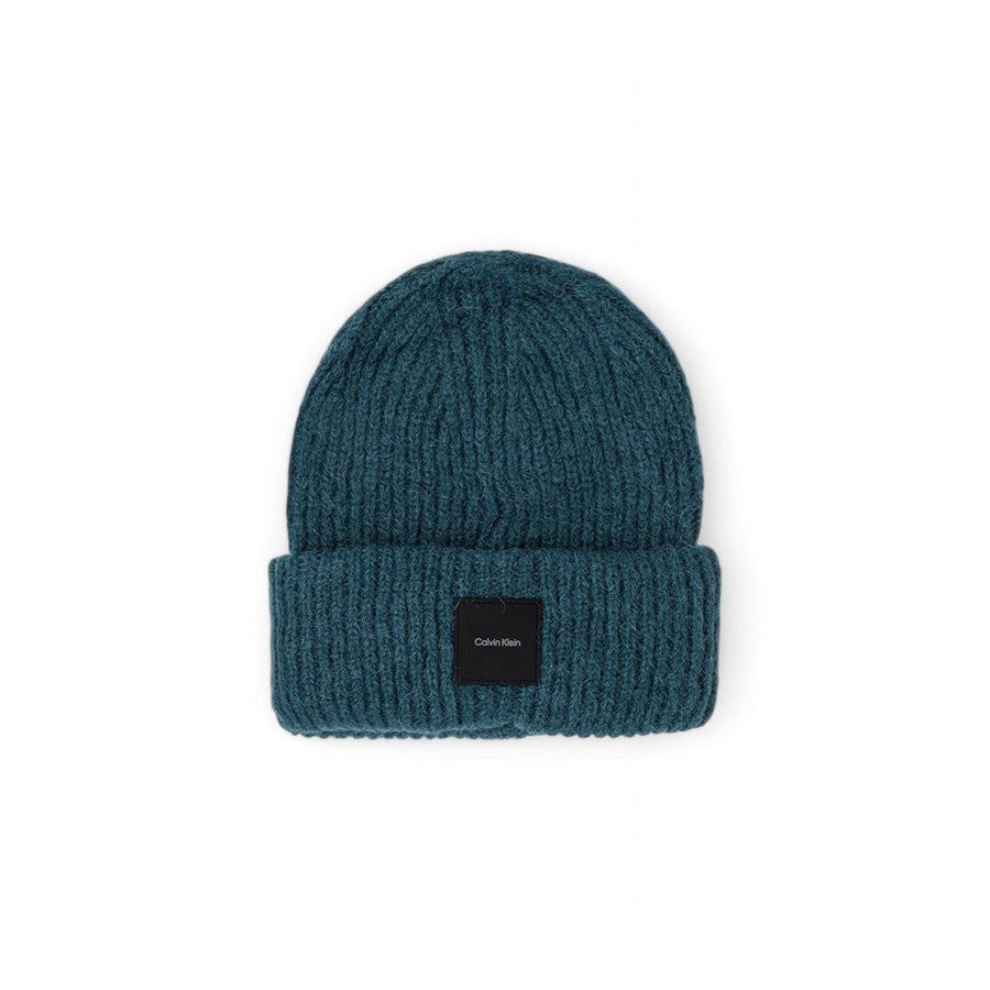 Calvin Klein Green Alpaca Leather Cap (Baseball Cap)