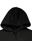 Dolce & Gabbana schwarzer DG Shield Kapuzenpullover aus Baumwolle