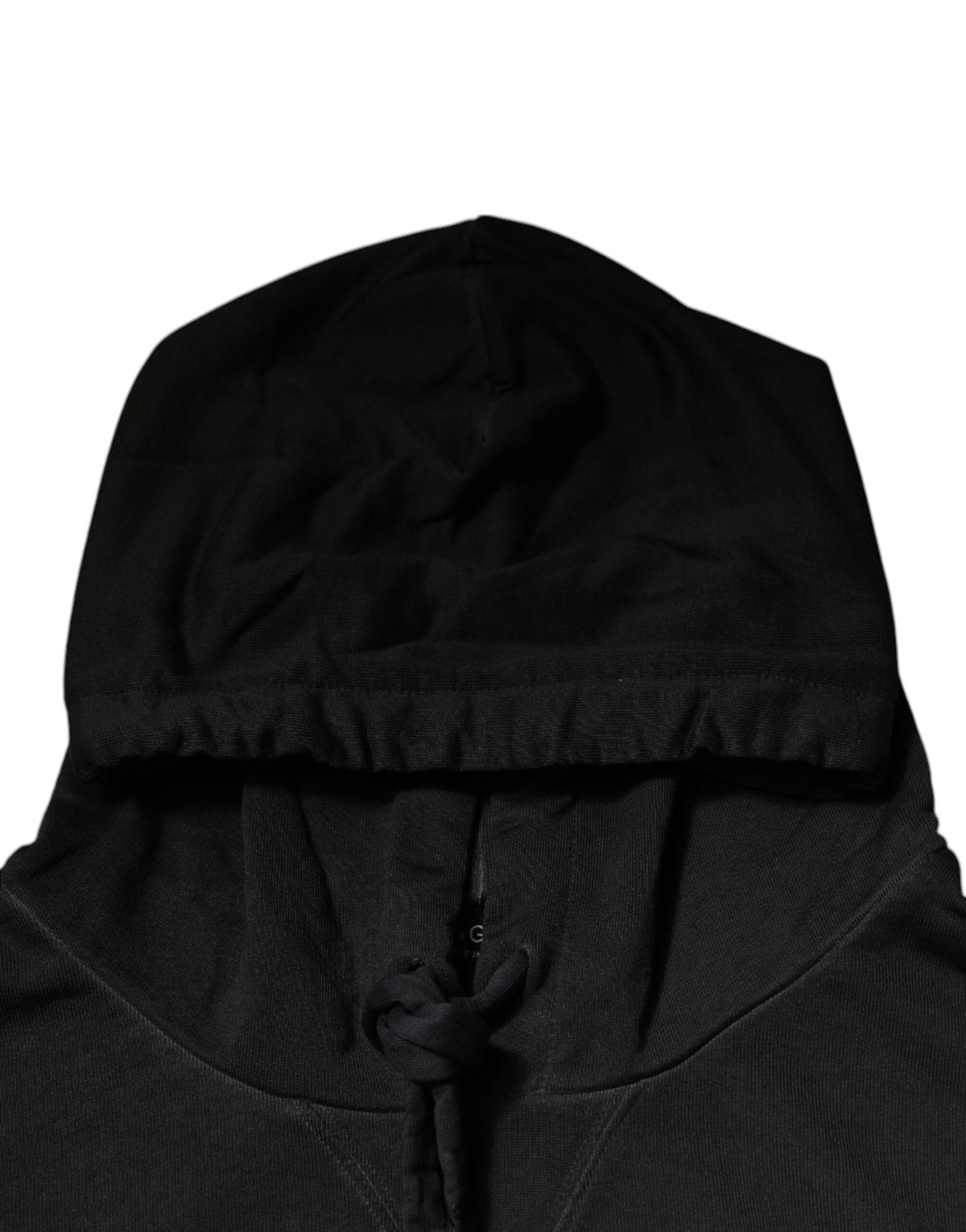 Dolce & Gabbana Black DG Shield Cotton Hoodie
