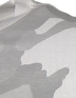 Dolce & Gabbana White Grey Camouflage Cotton Crew-Neck T-Shirt