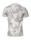 Dolce & Gabbana White Grey Camouflage Cotton Crew-Neck T-Shirt