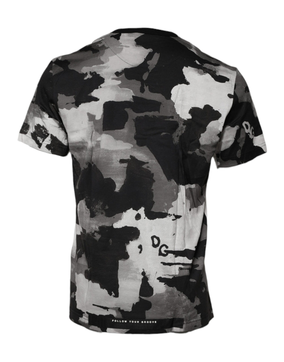 Dolce & Gabbana Multicolor Camouflage Crew Neck T-Shirt