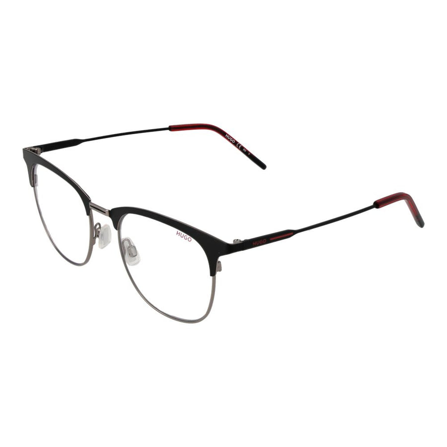 Hugo Boss Schwarze Edelstahlbrille (Gestell)