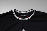 Dolce & Gabbana Navy Blue Logo Crown Cotton Crew-Neck T-Shirt