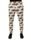Dolce & Gabbana Off White Cars Baumwolle Skinny Herren Jeans