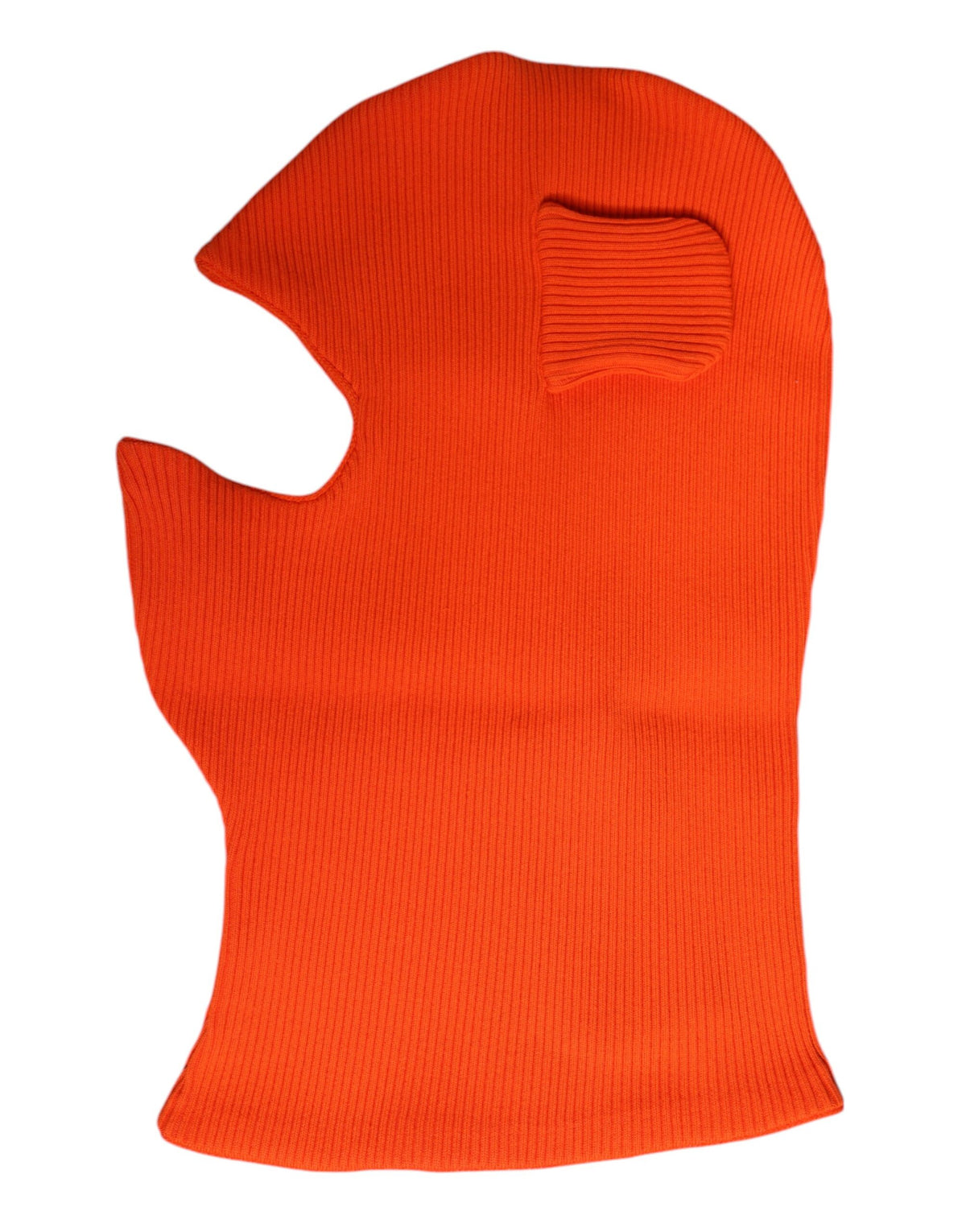 Dolce & Gabbana Orange Cotton Full Face Balaclava Hat