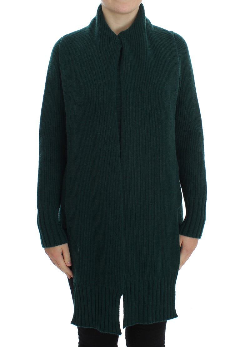 Dolce & Gabbana Grüner Strick-Cardigan aus Kaschmir
