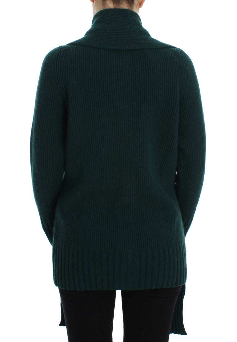 Dolce & Gabbana Grüner Strick-Cardigan aus Kaschmir