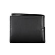 Calvin Klein Schwarzes Polyester Herren Portemonnaie