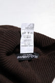 Dolce & Gabbana Brauner Kaschmir-Strickschal/Foulard