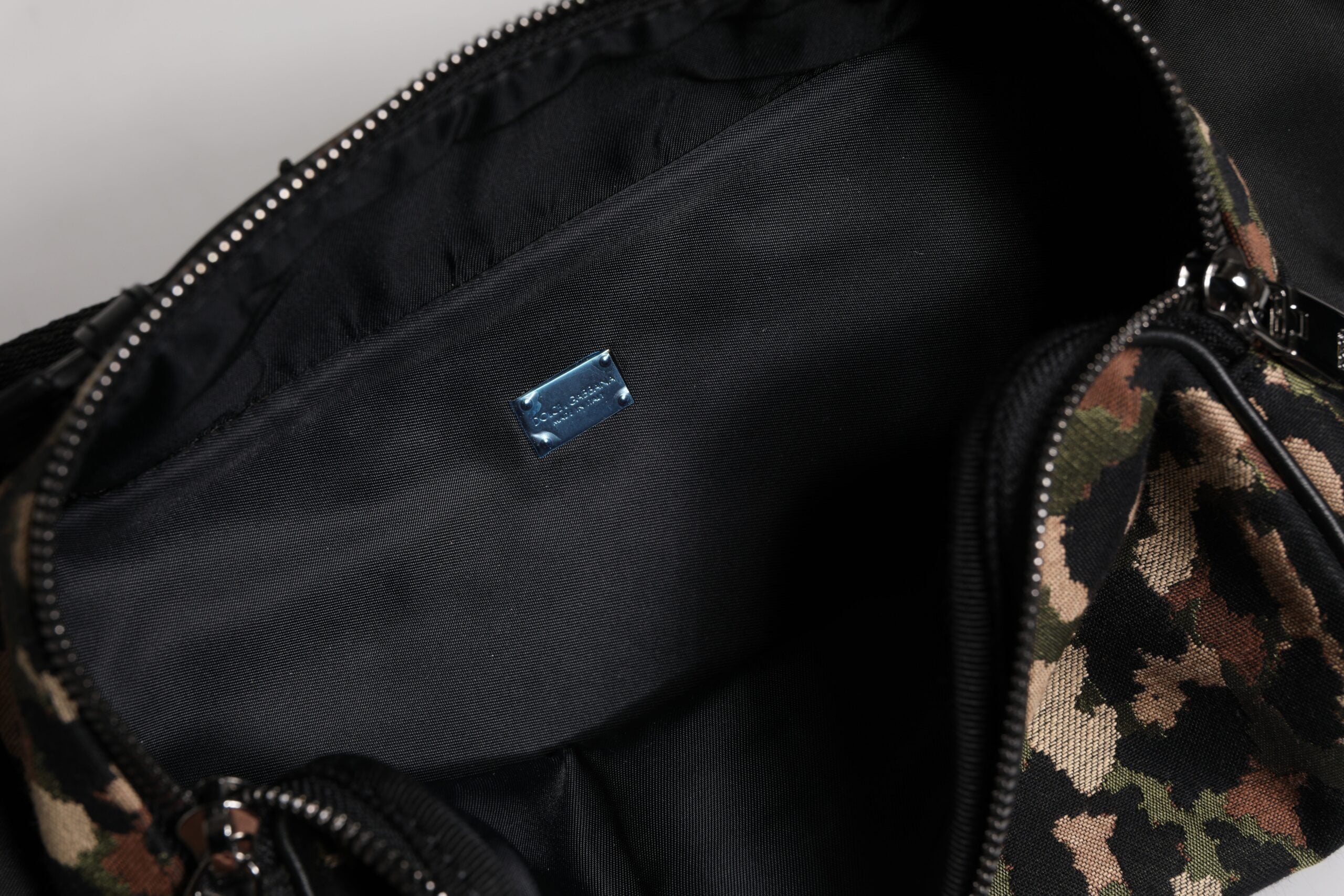 Dolce & Gabbana Multicolor Leopard DG Logo Gürtel Bauchtasche