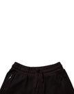 Dolce & Gabbana Bordeauxrote Baumwoll-Sweatshorts für Herren Bermuda Shorts