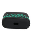 Dolce & Gabbana Schwarz Orange Silikon geprägtes Logo Airpods Case