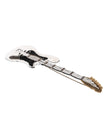 Dolce & Gabbana Gold Messing Logo Perlen Gitarre Anstecknadel Brosche