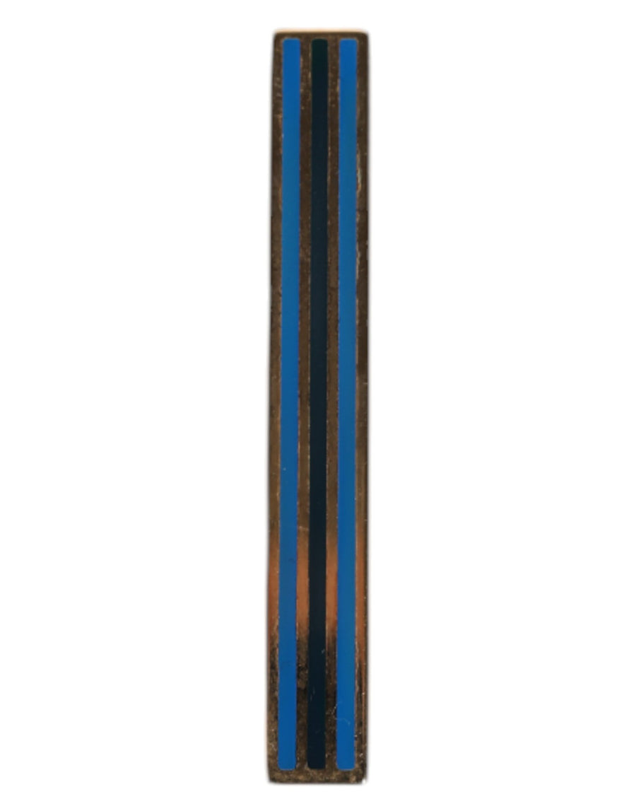 Dolce & Gabbana Gold Tone Brass Logo Tie Clip Bar