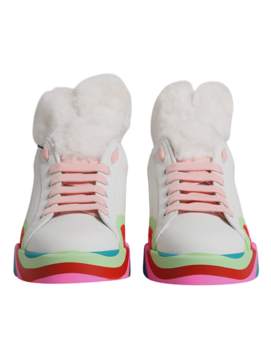 Dolce & Gabbana Multicolor Low Top Trainer Sneakers Shoes