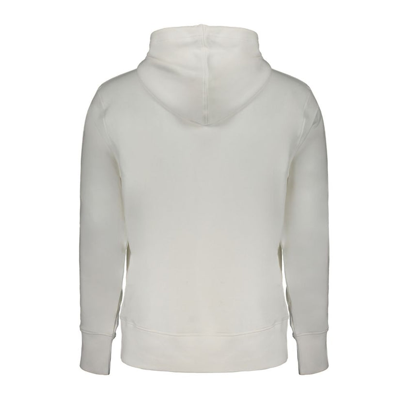 Calvin Klein Baumwoll-Pullover in Weiß