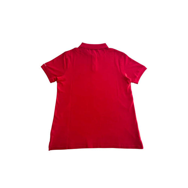 Trussardi Beachwear Red Cotton Men's Polo Shirt