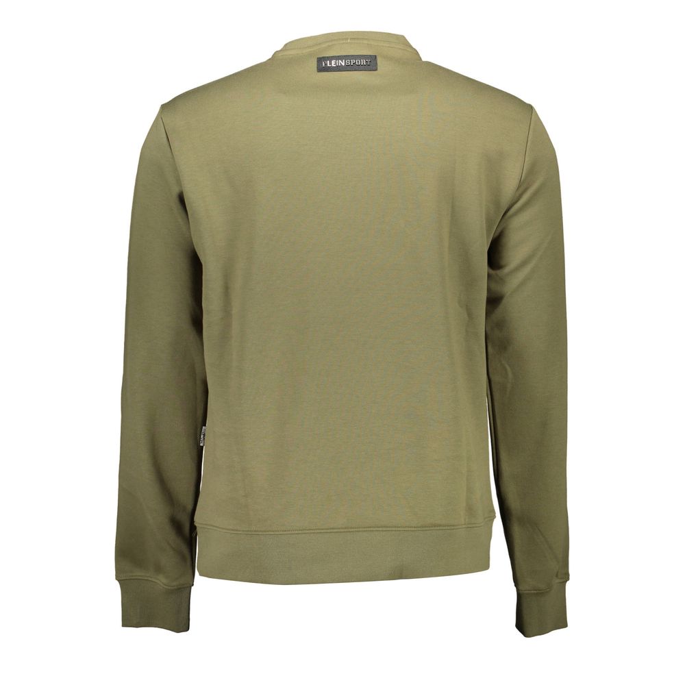 Plein Sport Verde Baumwoll-Sweatshirt für Herren